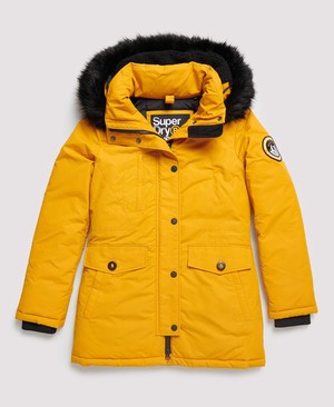 Superdry Ashley Everest Parka Női Kabát Sárga | MHTER7921